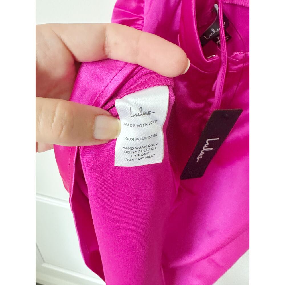 NWT Lulu's hot pink cocktail dress size XS - Picture 12 of 15